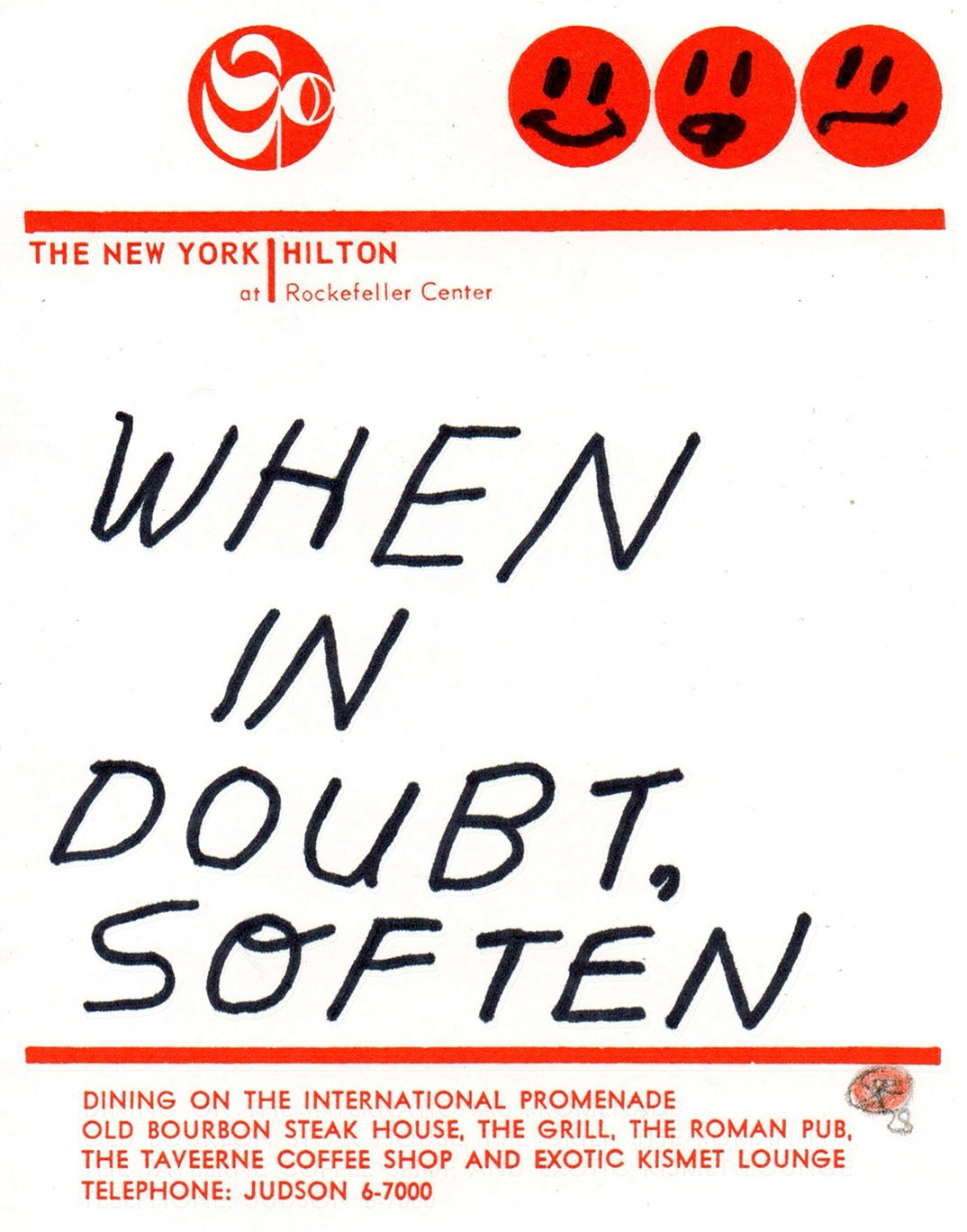 When in Doubt: Soften - Art Print