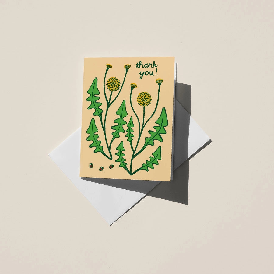 Thank You Dandelions Greeting Card