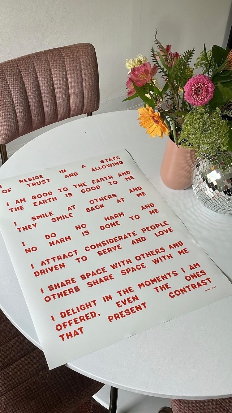 I Smile At Others - Art Print