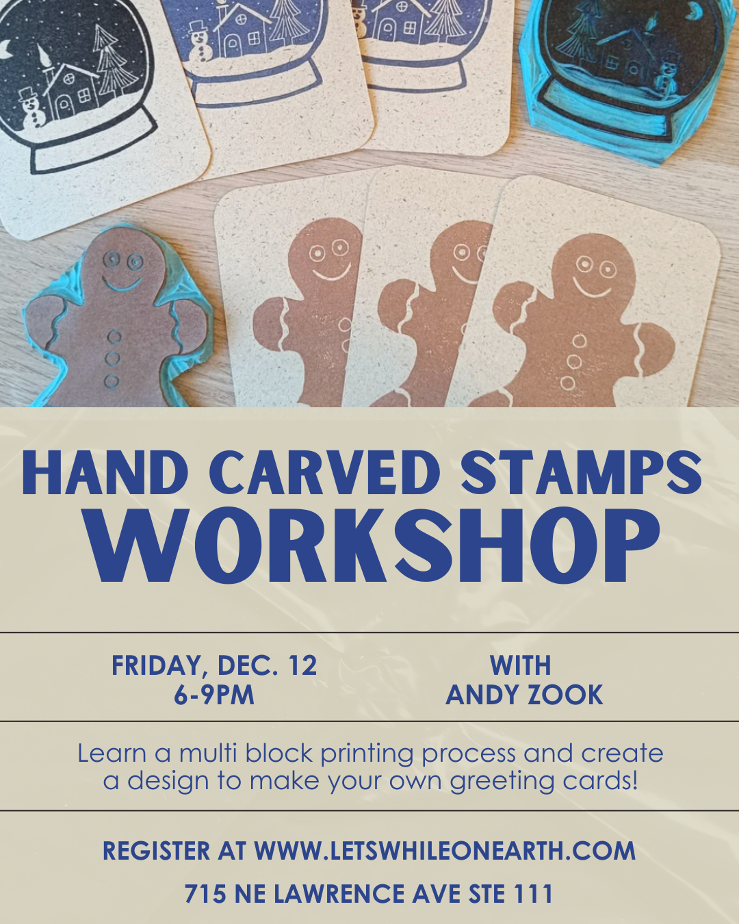 Hand Carved Stamps Workshop
