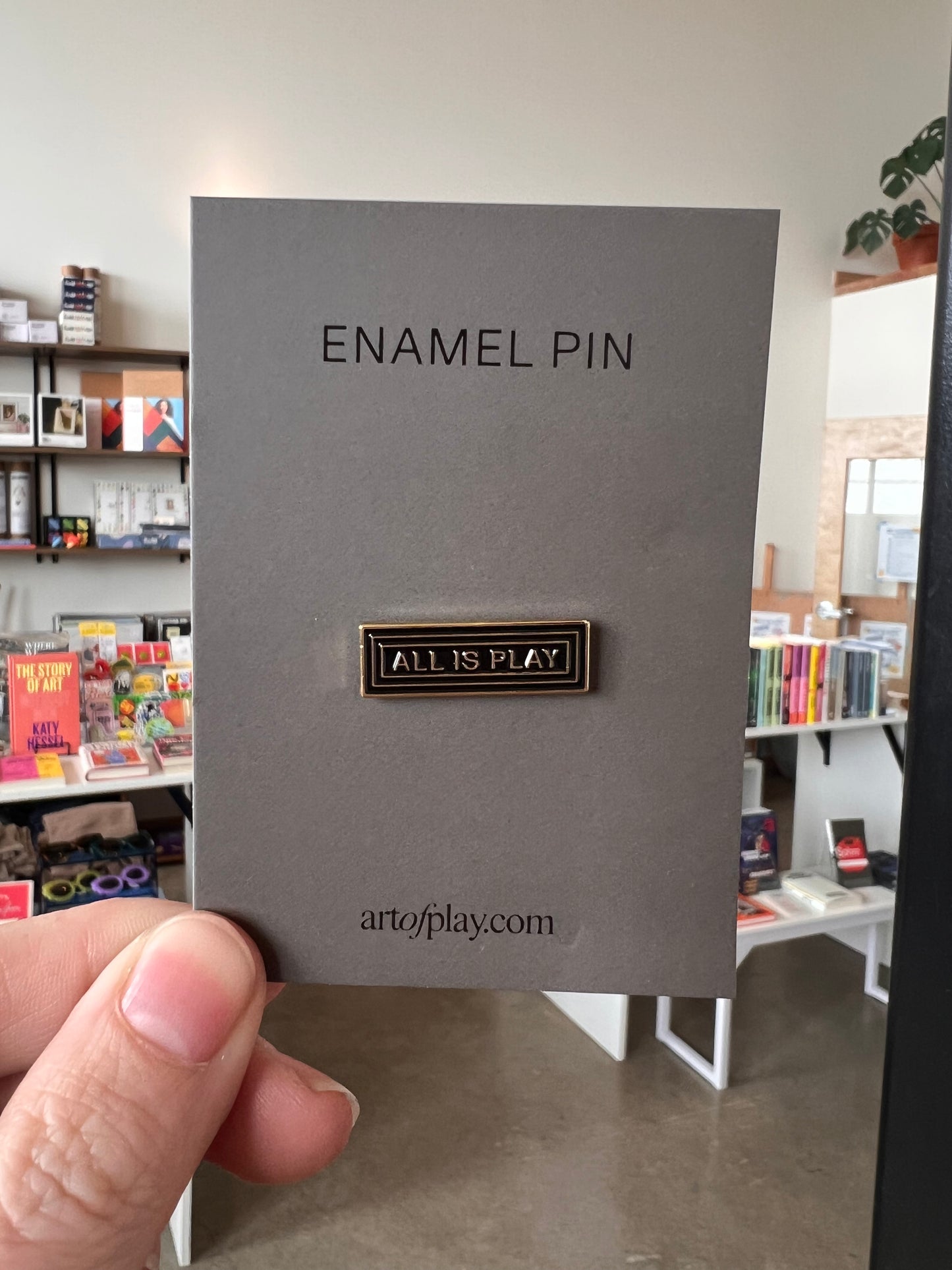 Art of Play "All Is Play" Pin
