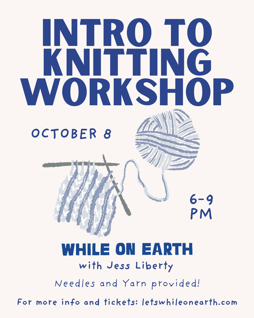 Intro to Knitting Workshop
