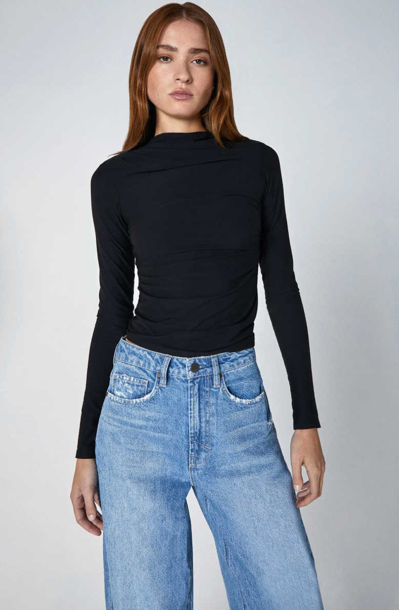 Taylor High-Rise Tapered Barrel Leg in Whirl