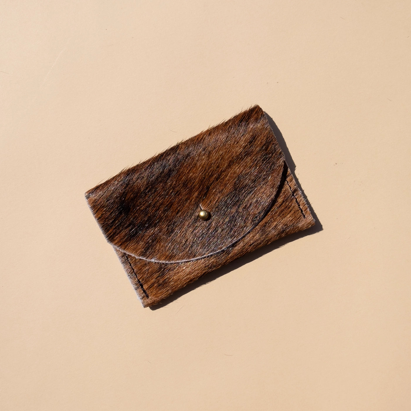 Cardholder - Brindle Hair On Hide