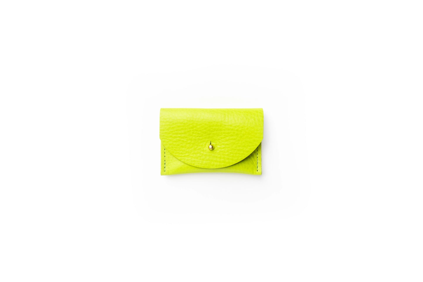 Cardholder - Chartreuse Leather