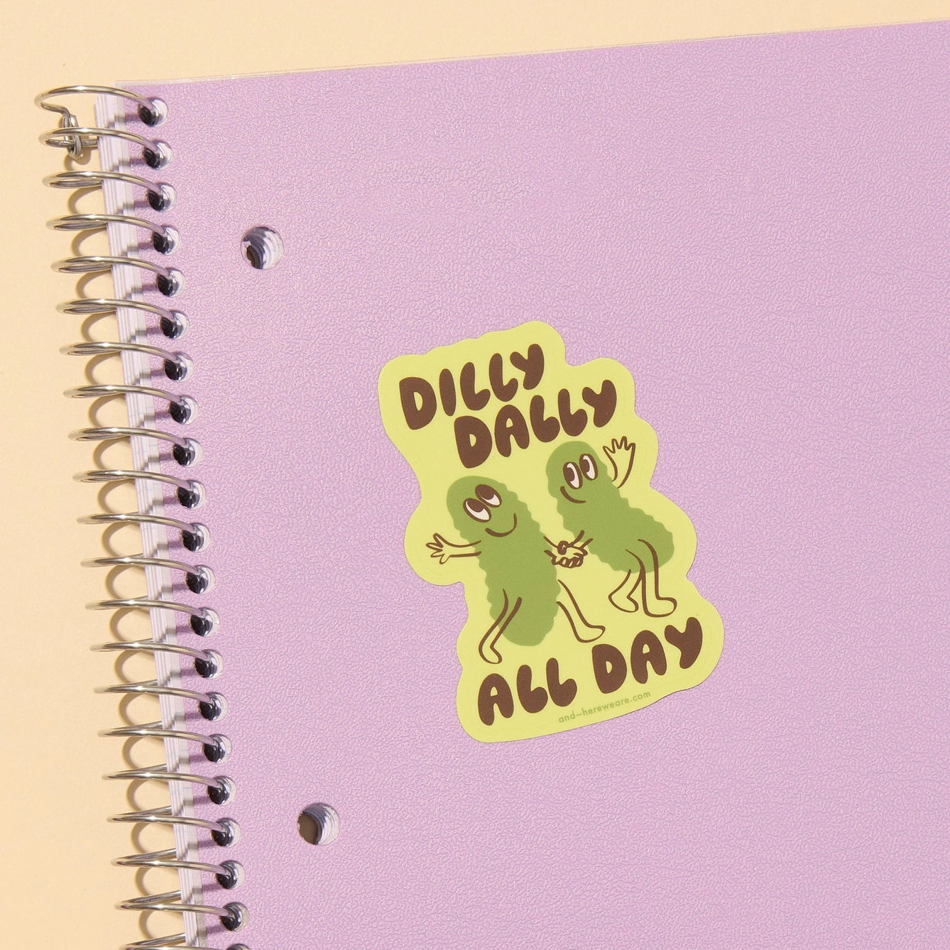 Dilly Dally Pickles Vinyl Sticker
