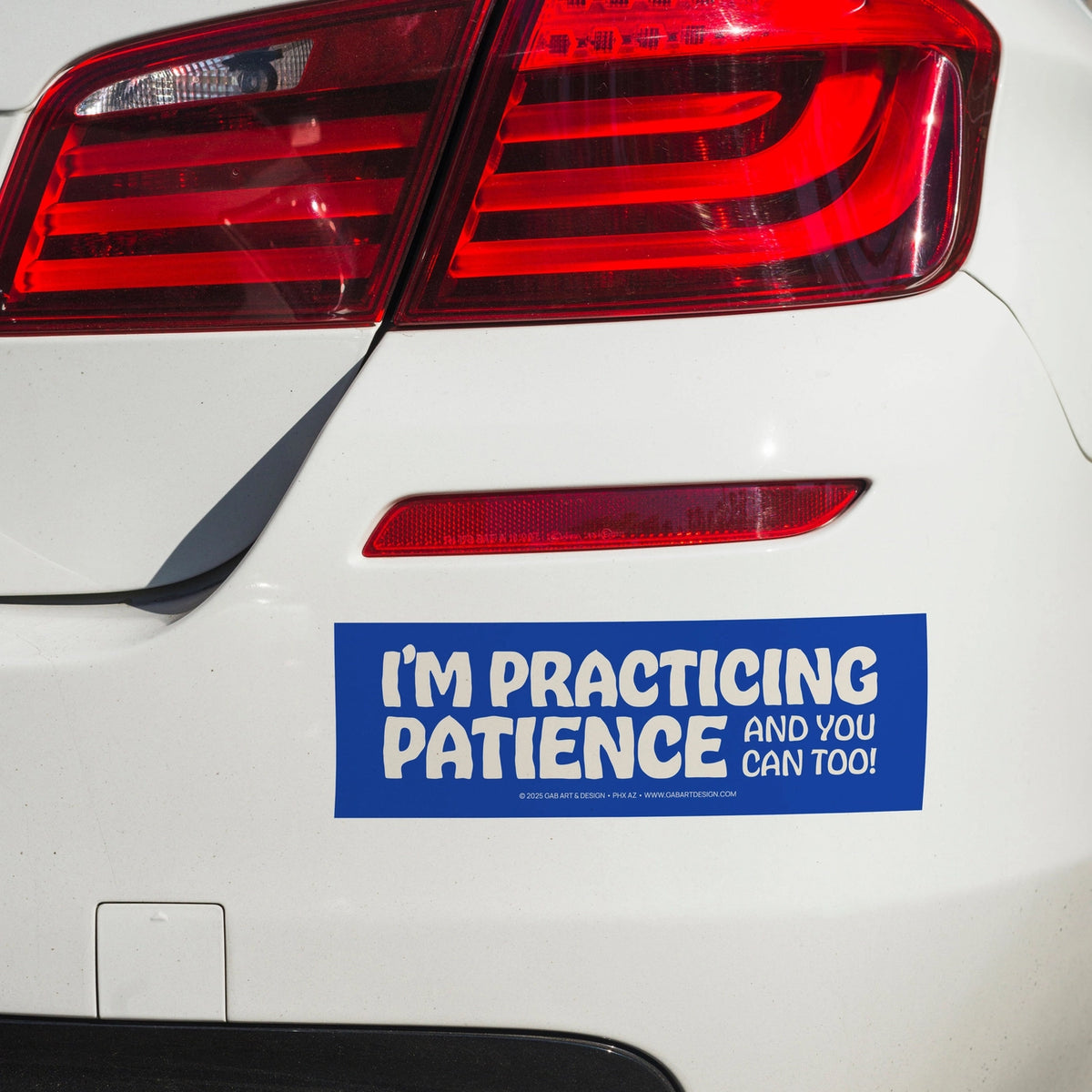 Practicing Patience Bumper Sticker