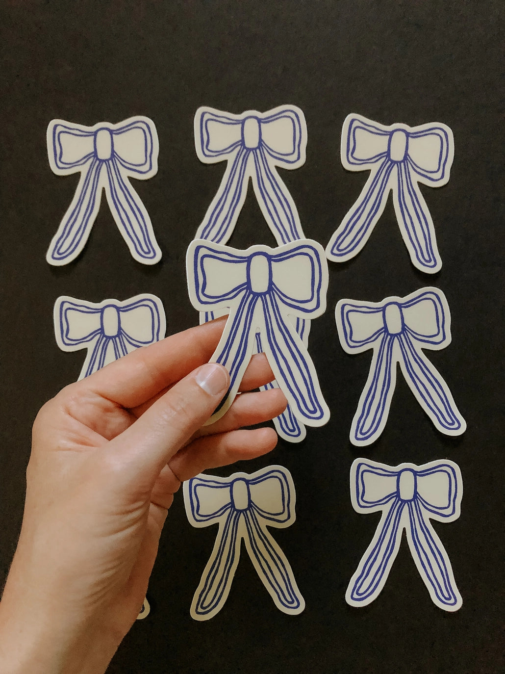 Bow Vinyl Sticker