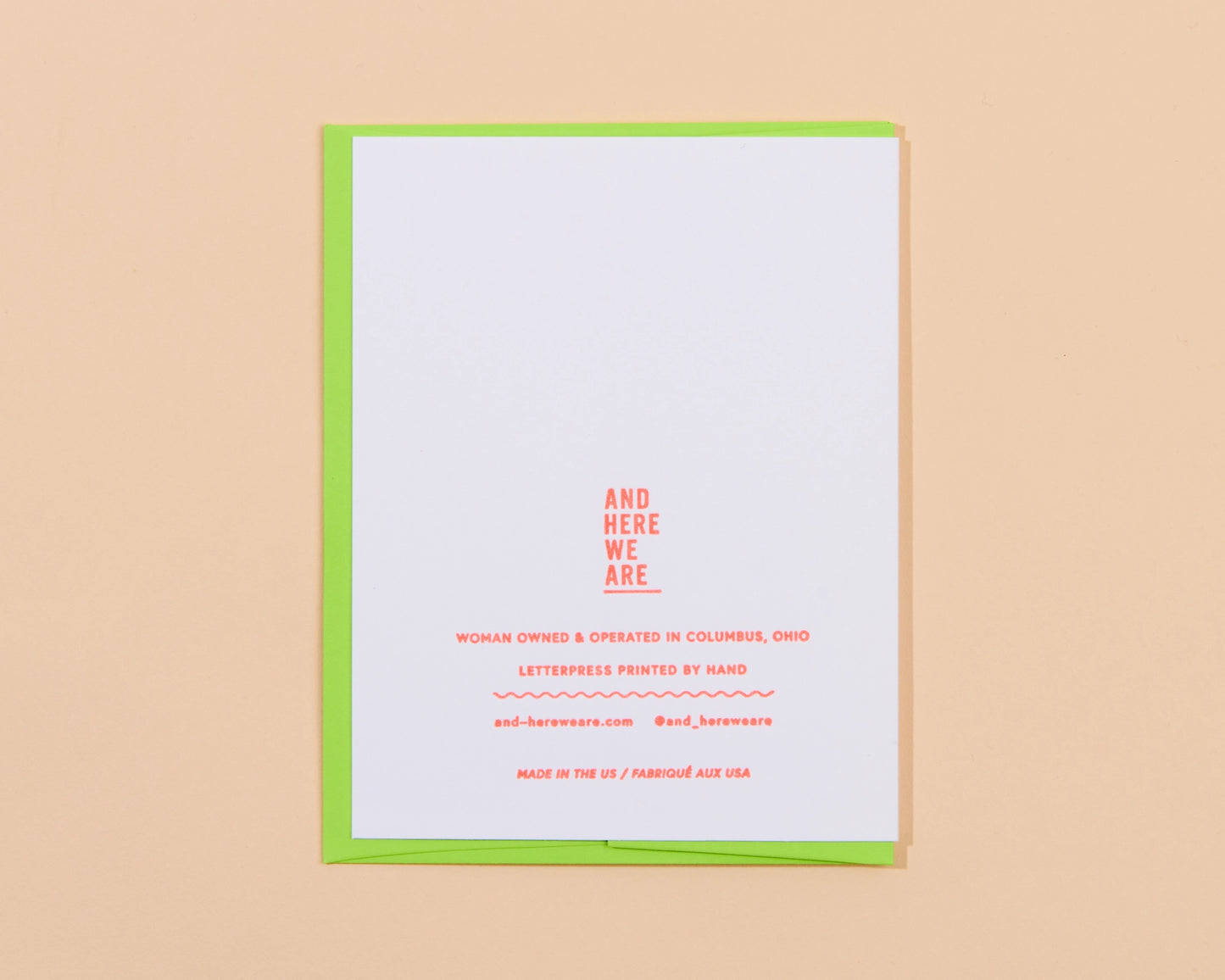 Merry Christmas, I Guess???? Letterpress Greeting Card