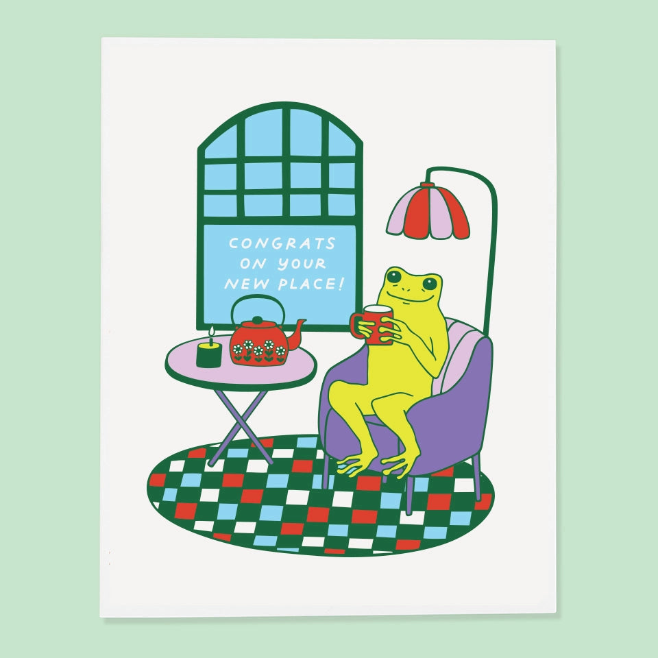 Froggy Home Card