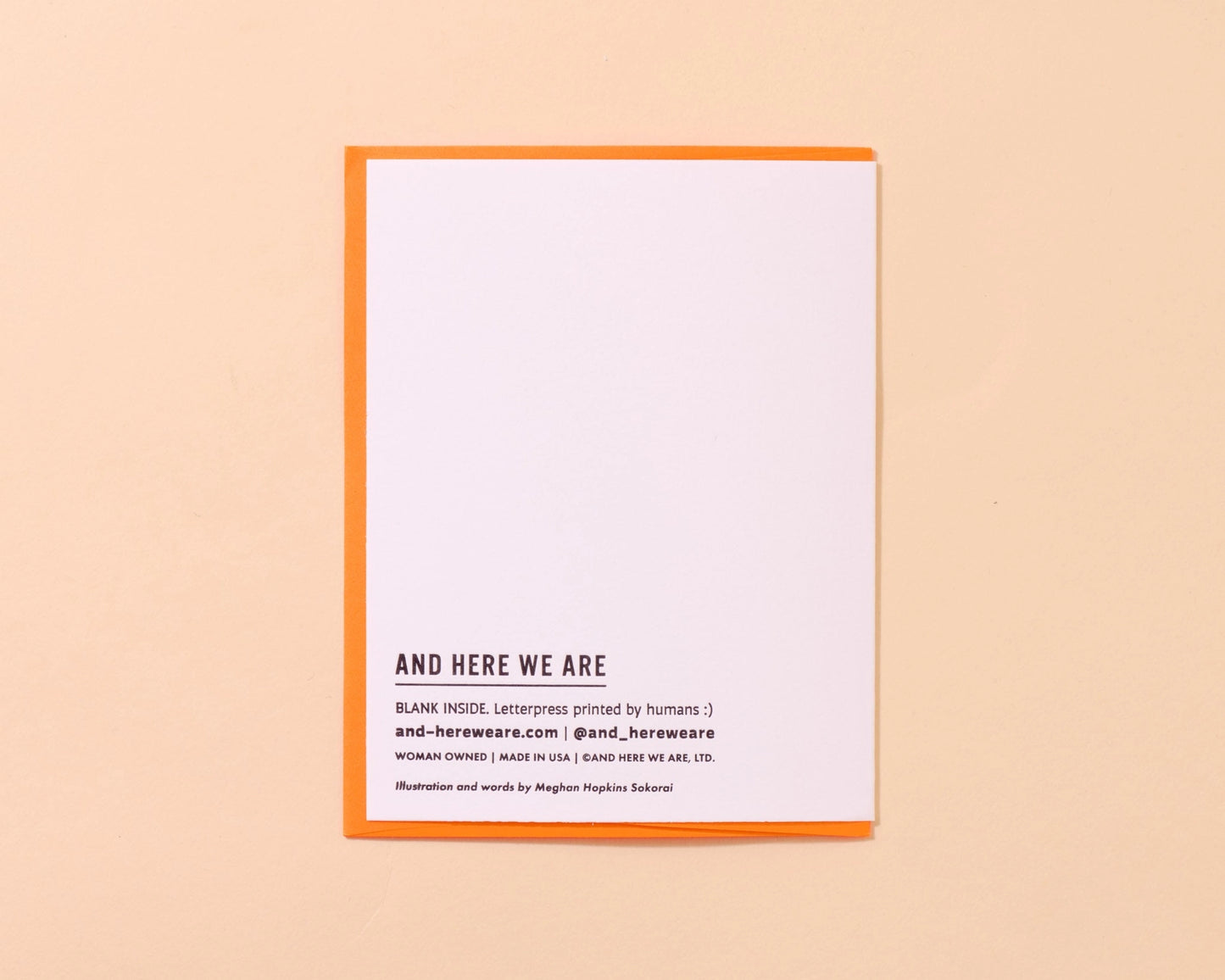 Rooting For You - Letterpress Greeting Card