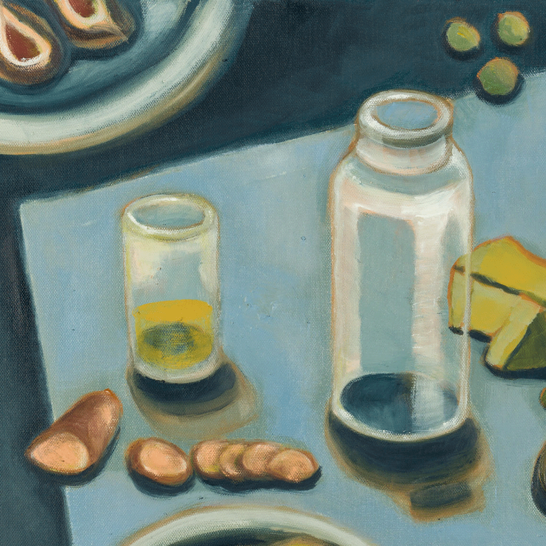 Oily Marj - Steak N' Tinis Print 12"x 12"