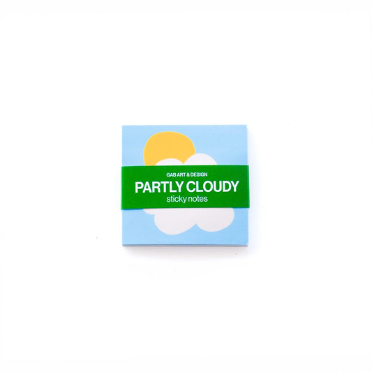 Partly Cloudy Sticky Notes - 50-sheet Notepad