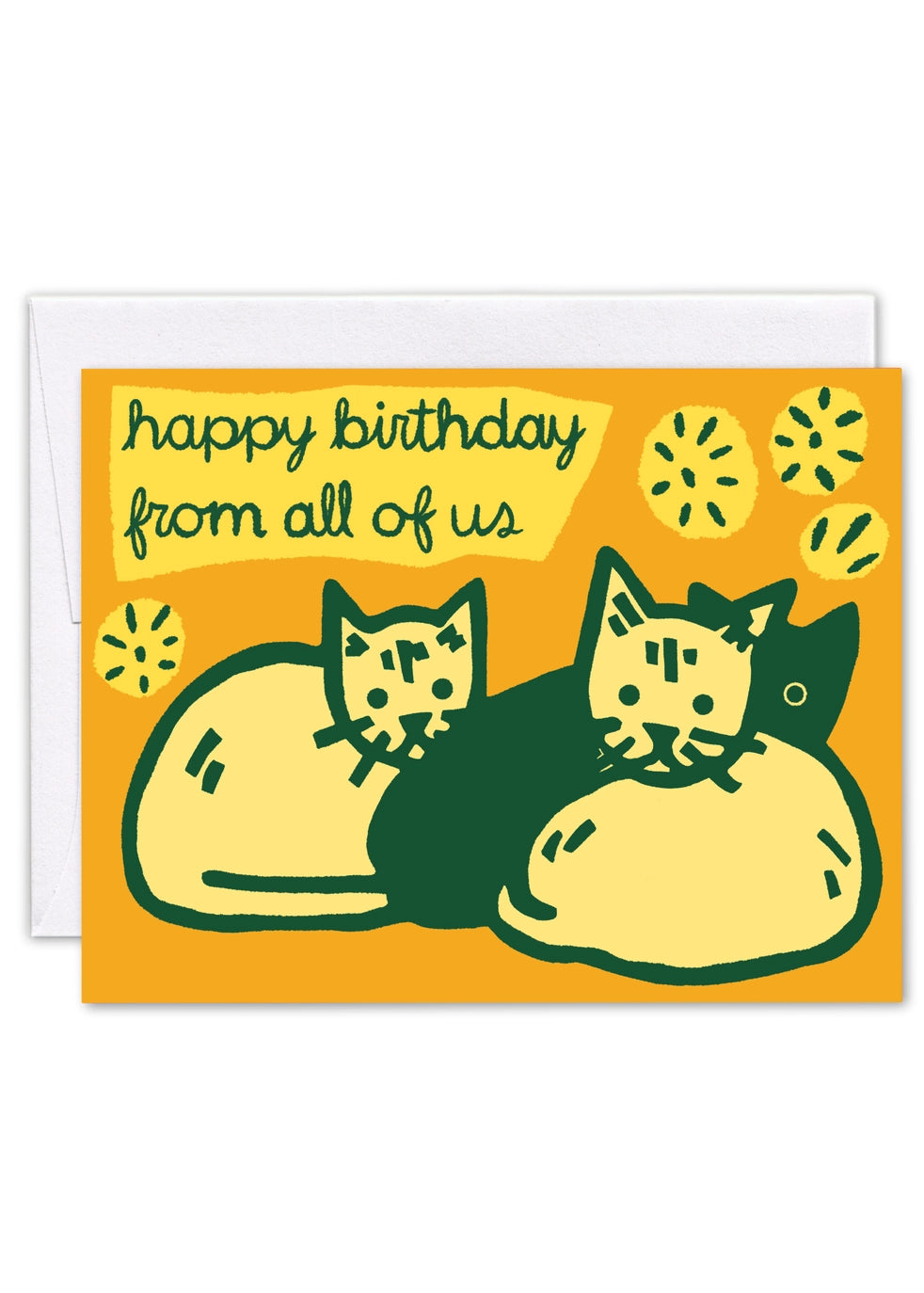 Cat Birthday Greeting Card