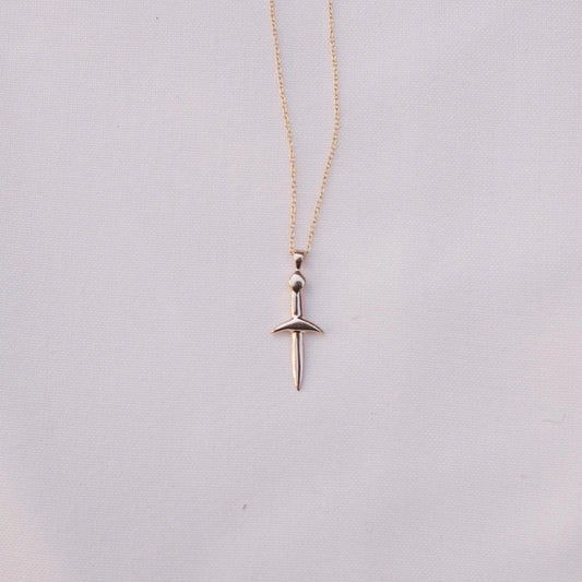 Dagger Pendant in Silver