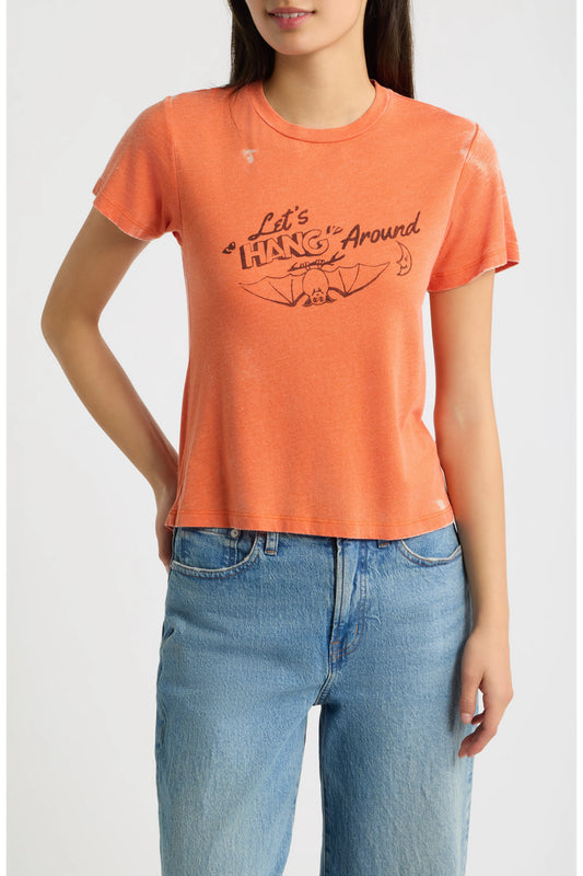 Let's Hang Around Burnout Vintage Tee