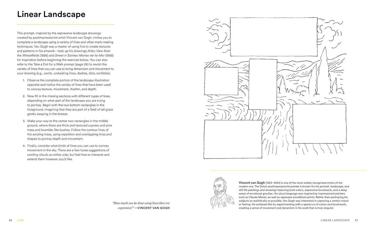 Art Life Practice: The Guided Sketchbook: Artist-Inspired Prompts for a Daily Practice