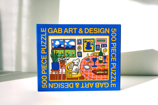 Happy Home Illustrated 500-piece Jigsaw Puzzle