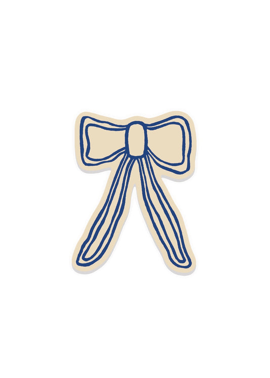 Bow Vinyl Sticker