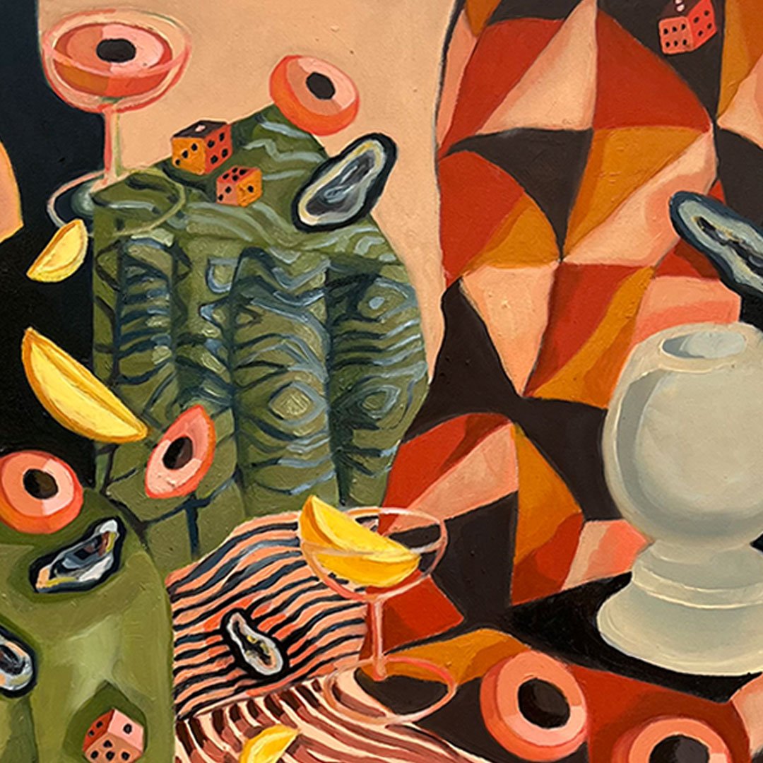 Oily Marj - Charade Print - 12"x 12"