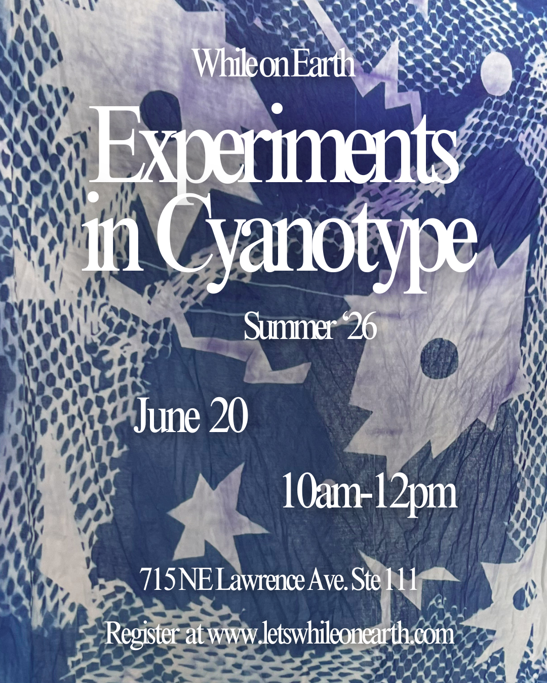Experiments in Cyanotype