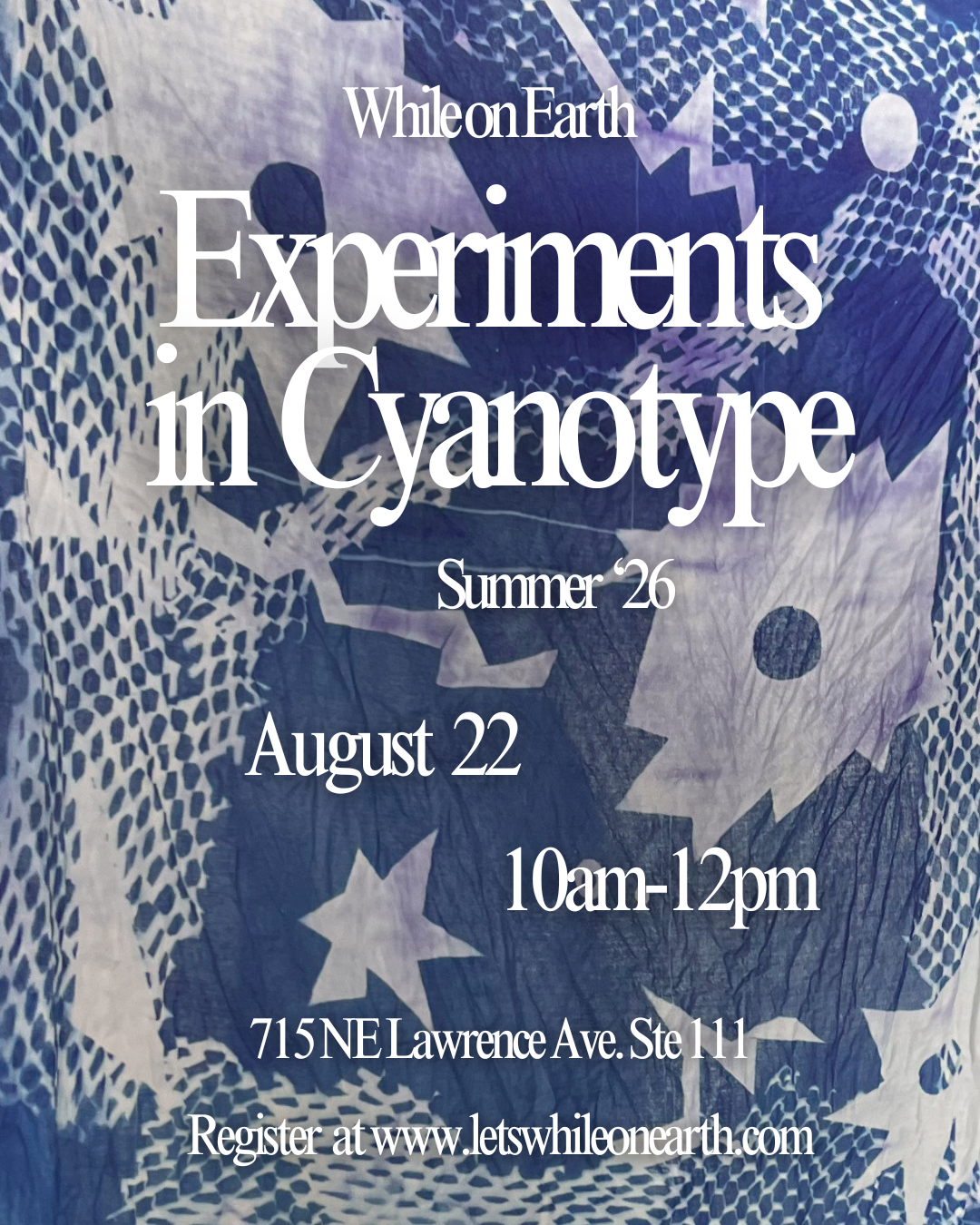 Experiments in Cyanotype