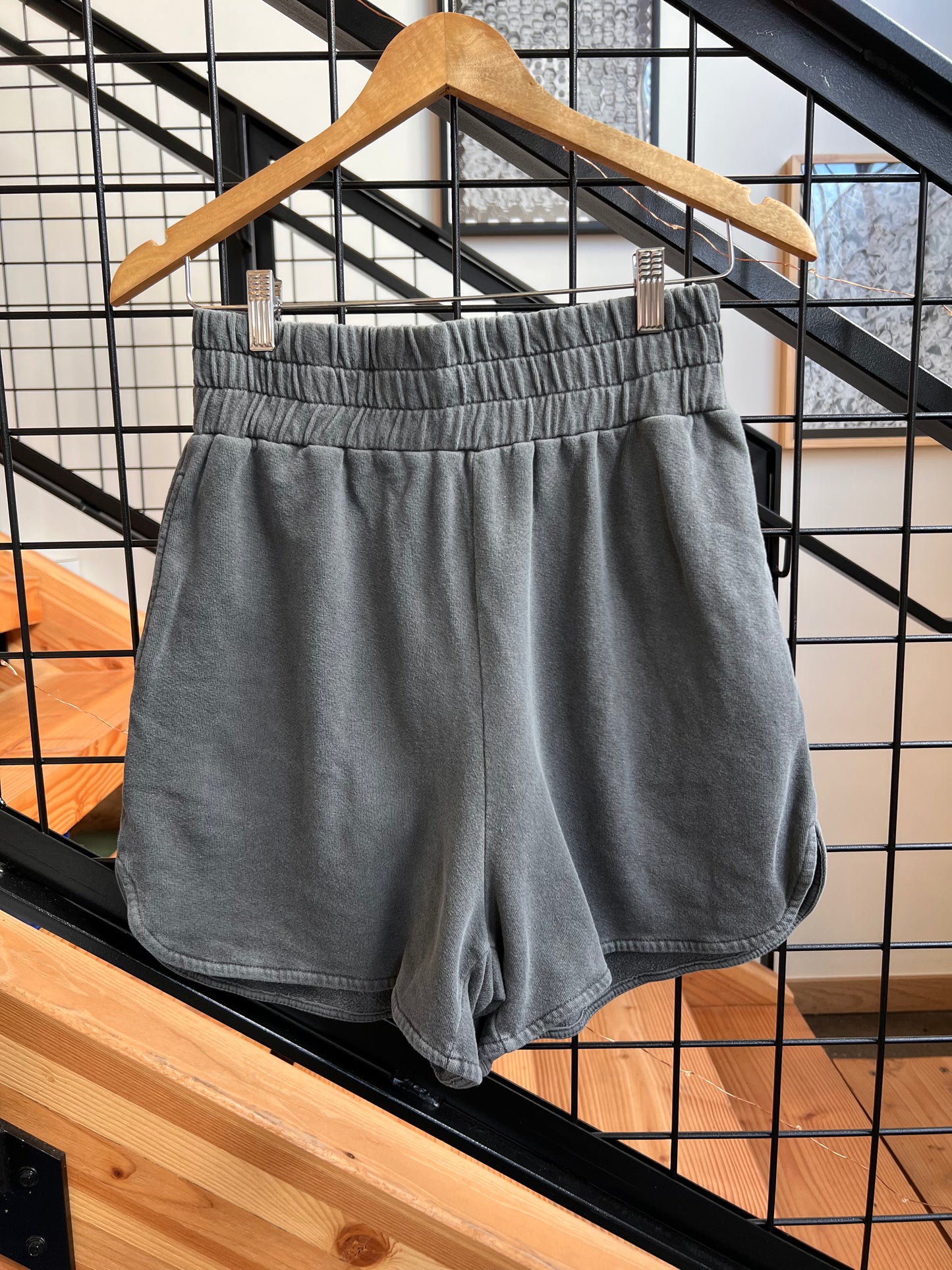 Hemp/Cotton Lazy Day Short- Vintage Black