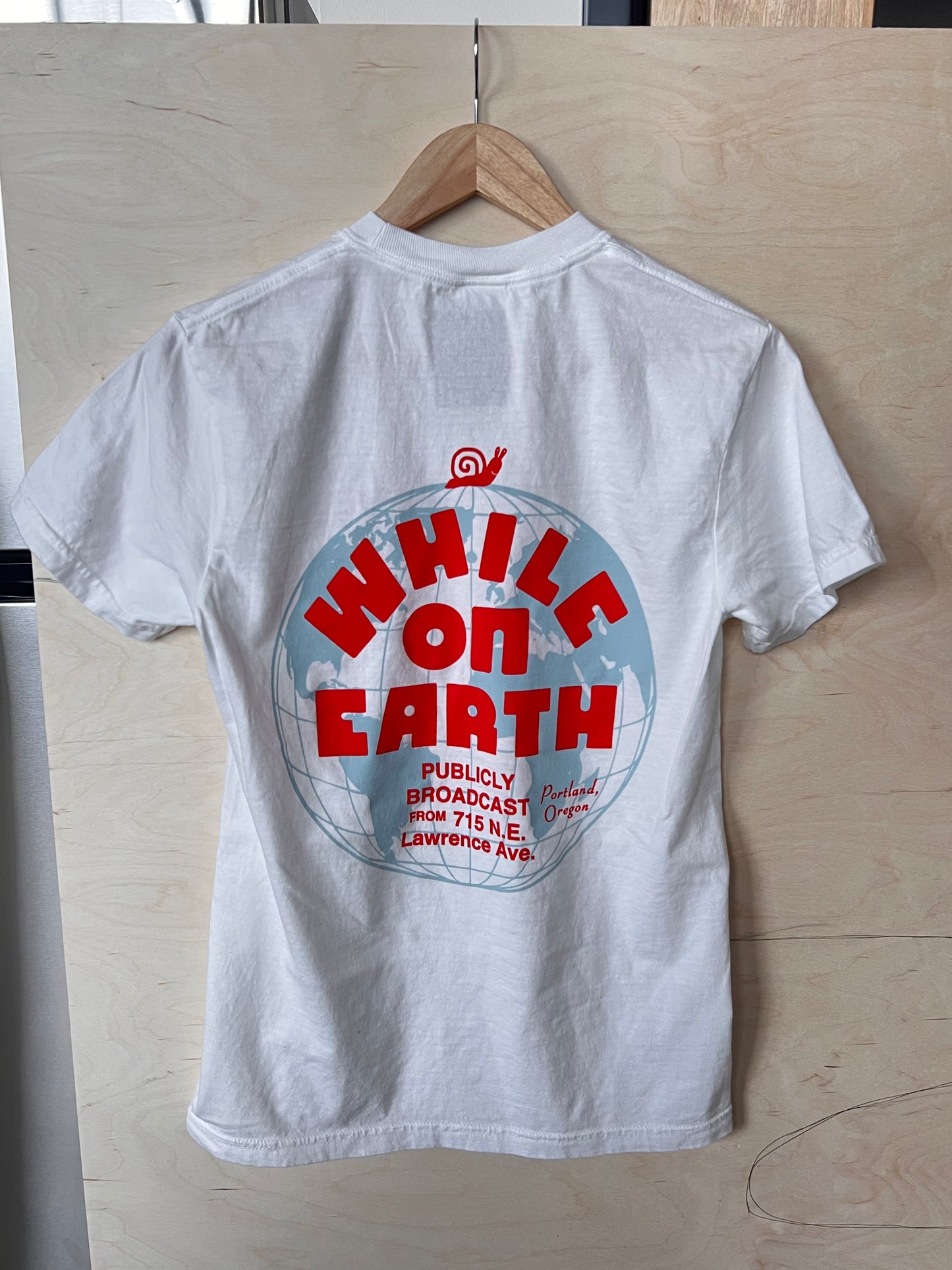 While on Earth Broadcast Tee
