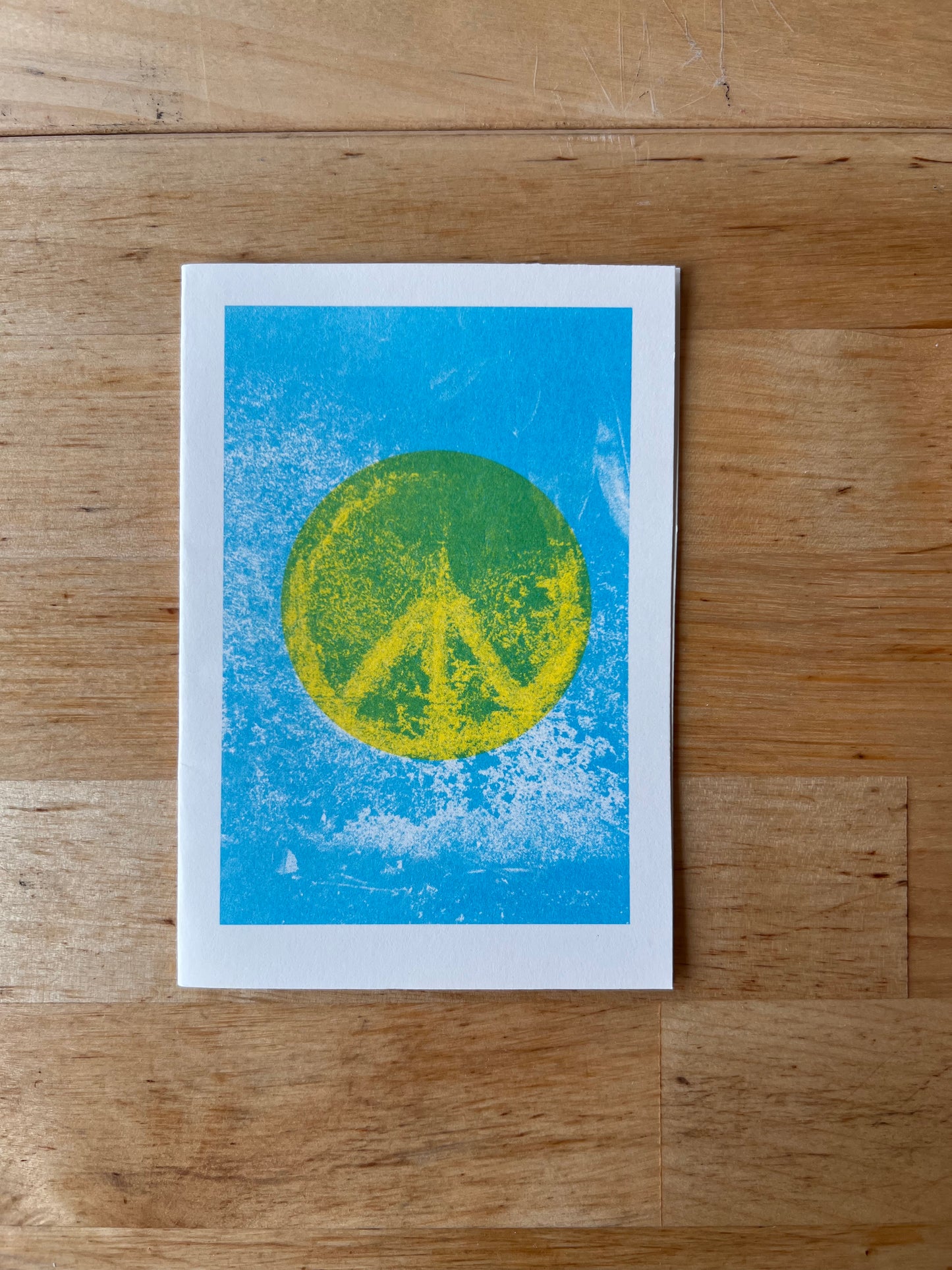 Riso Print Greeting Card - Olympia