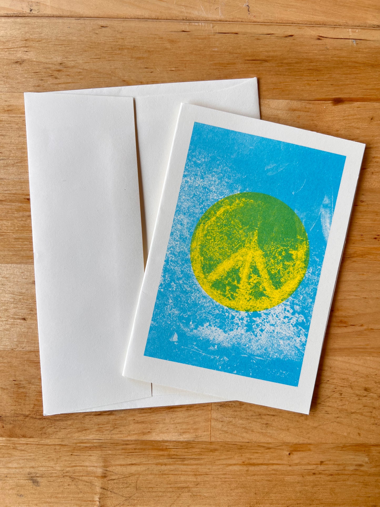 Riso Print Greeting Card - Olympia