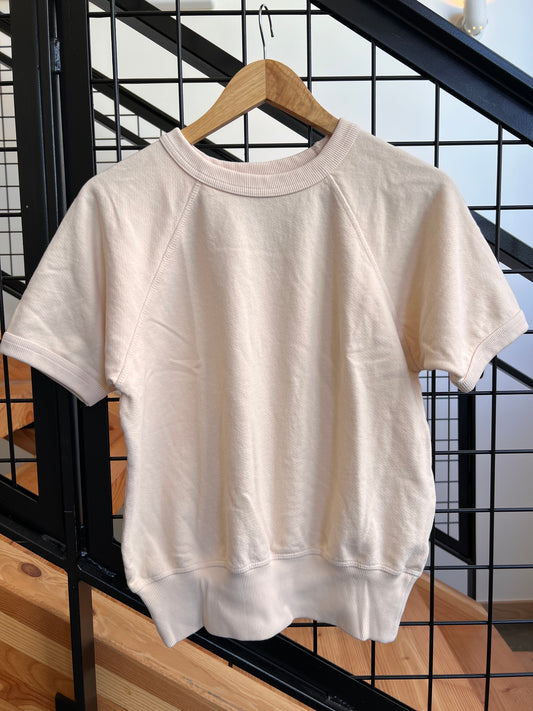 Raglan Short Sleeve Top - Ecru