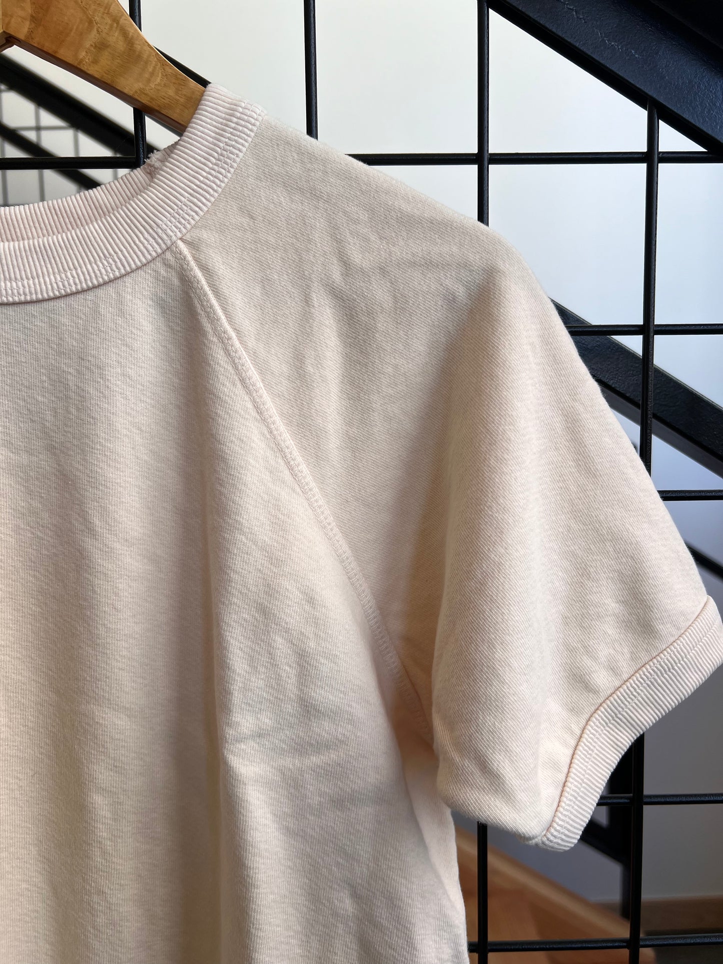 Raglan Short Sleeve Top - Ecru