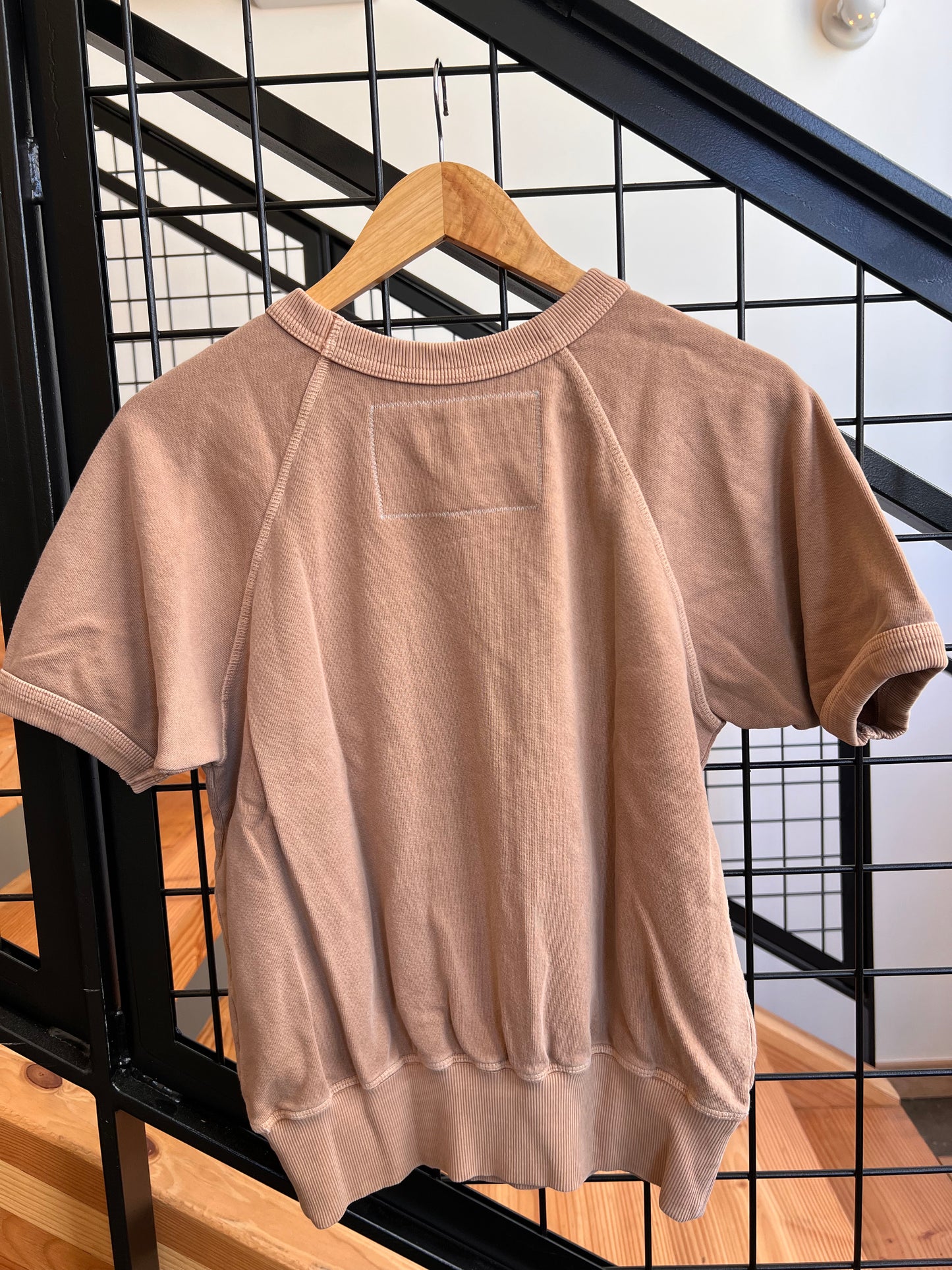 Raglan Short Sleeve Top - Camel