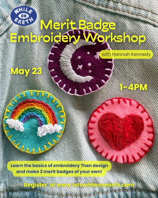 Merit Badge Embroidery Workshop