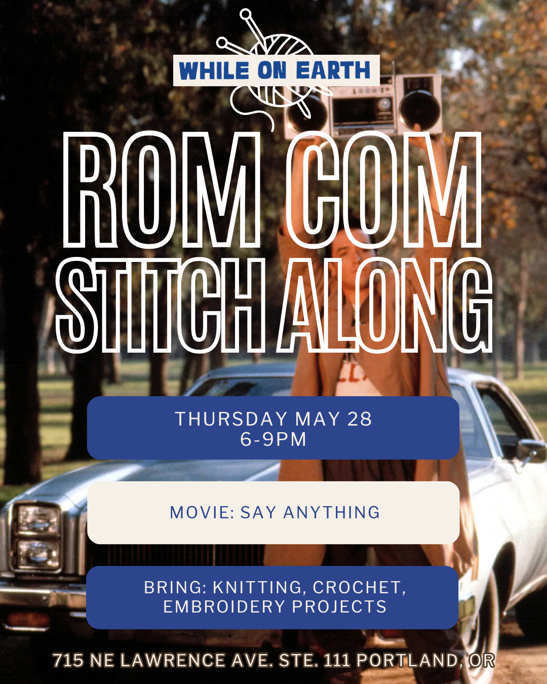 May Rom Com Stitch-Along