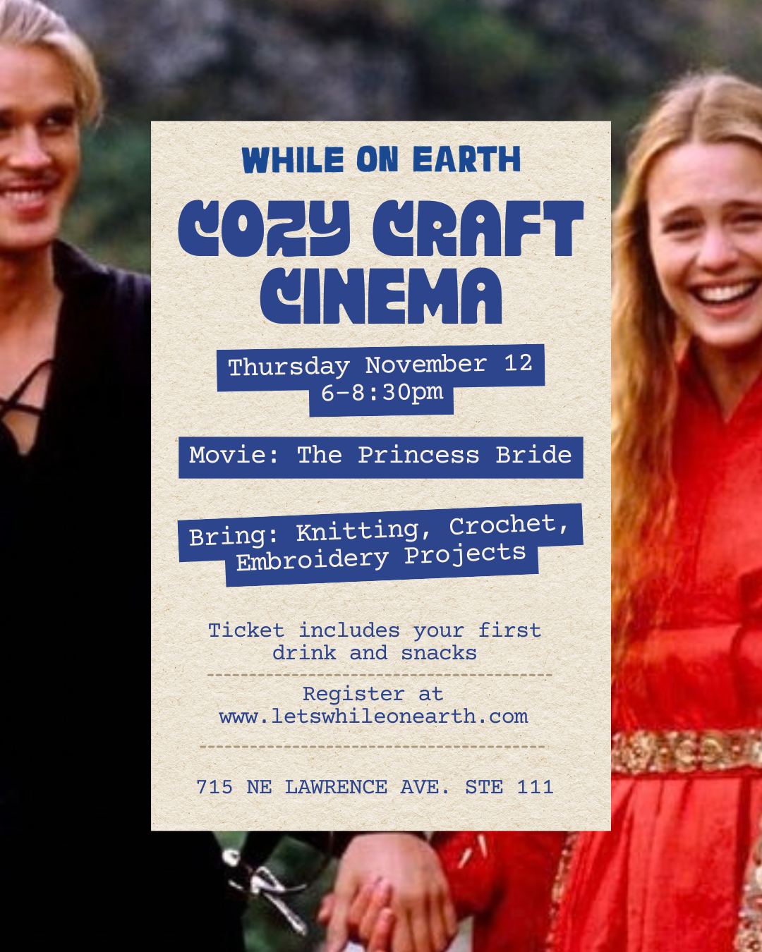 November Cozy Craft Cinema