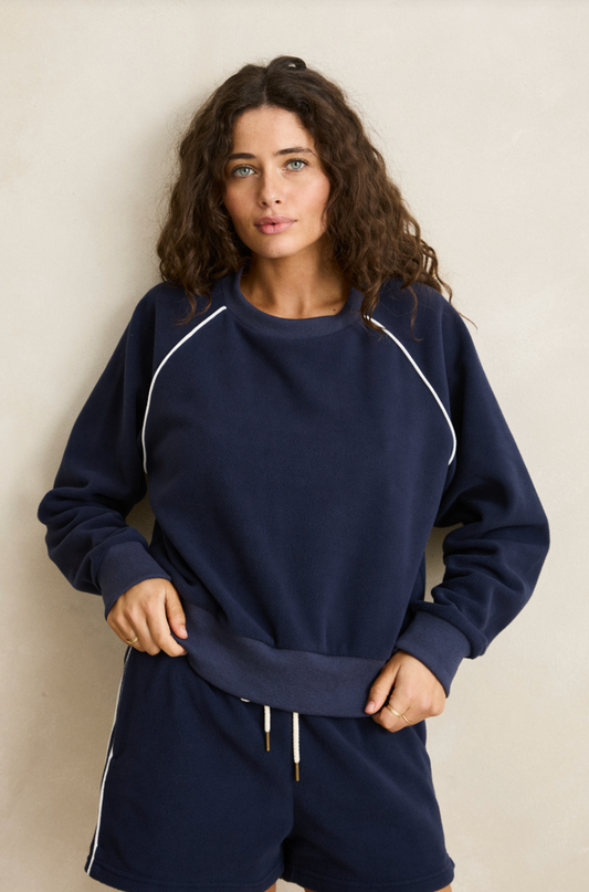 Pipe Polar Fleece Crewneck