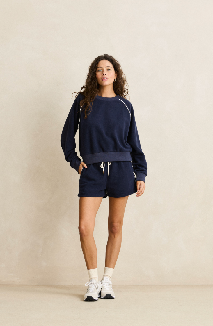 Pipe Polar Fleece Crewneck