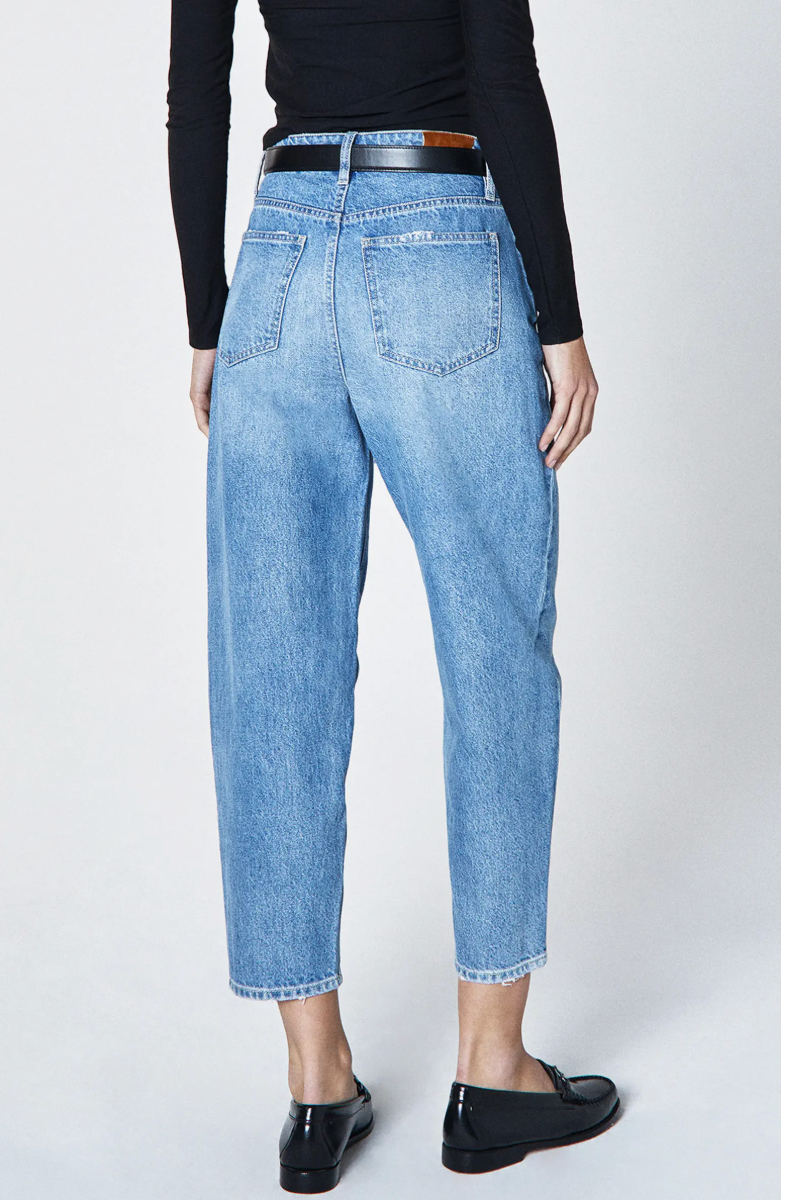 Taylor High-Rise Tapered Barrel Leg in Whirl