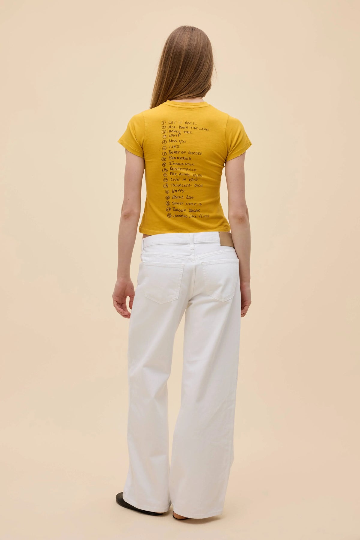 Rolling Stones Setlist Vintage Tee