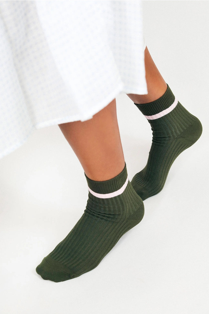 Andy Stripe Ankle Sock