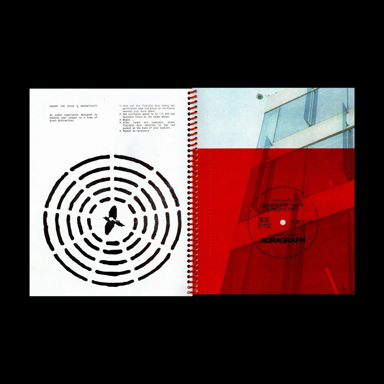Sun-Rom X Auragraph: "Sounds For Focus & Productivity" Flexi Booklet