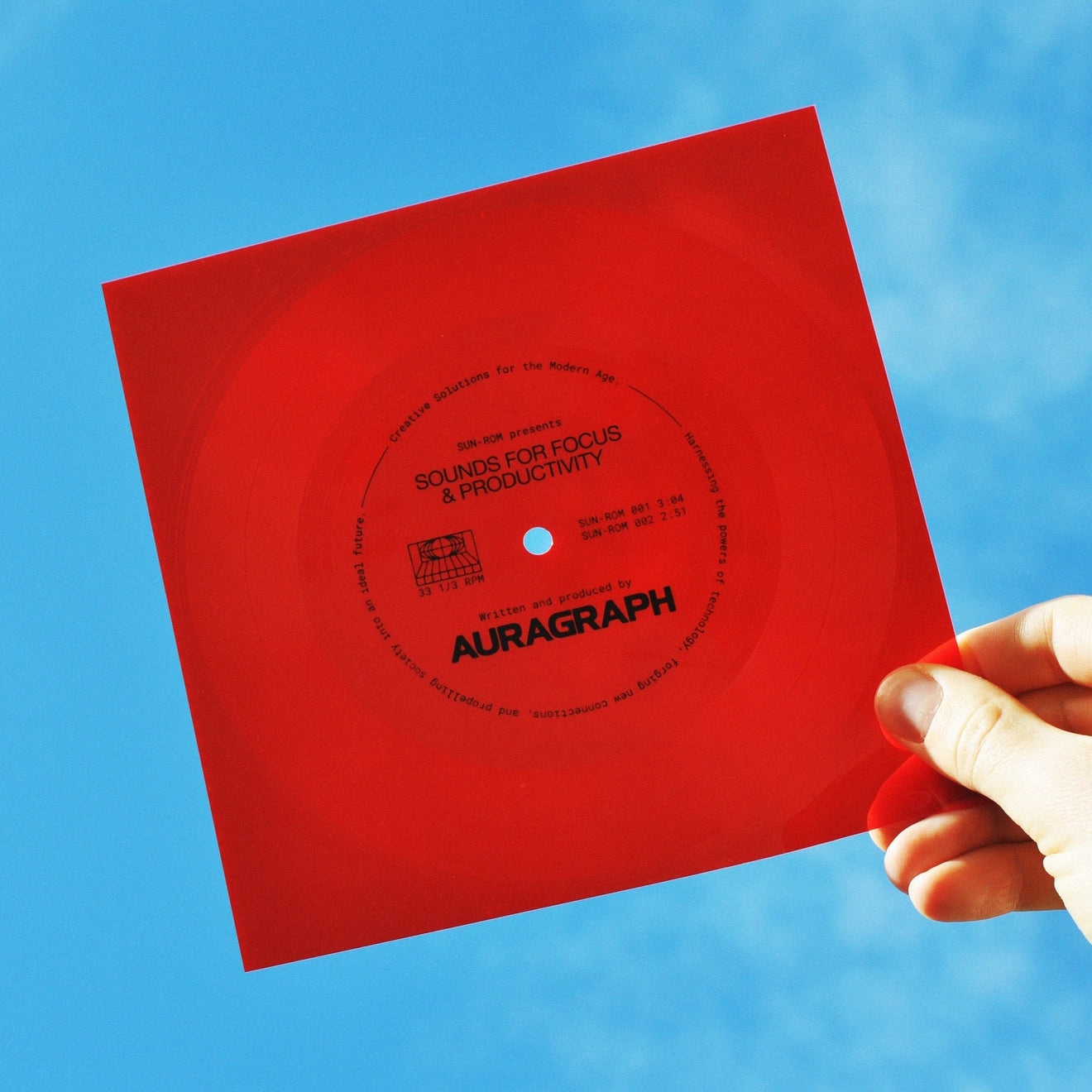 Sun-Rom X Auragraph: "Sounds For Focus & Productivity" Flexi Booklet