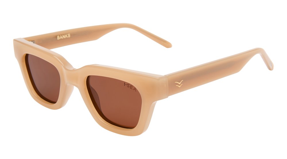 Banks Sunglasses - Vanilla/Brown