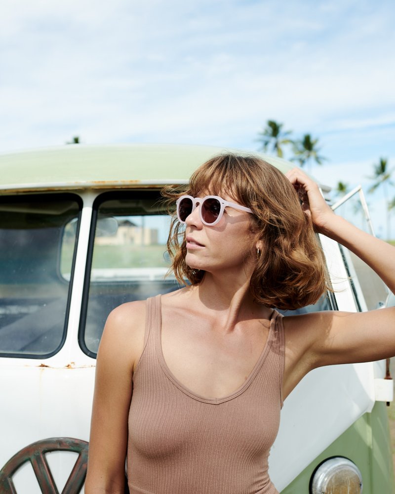Blair Sunglasses - Blonde Tort/Green