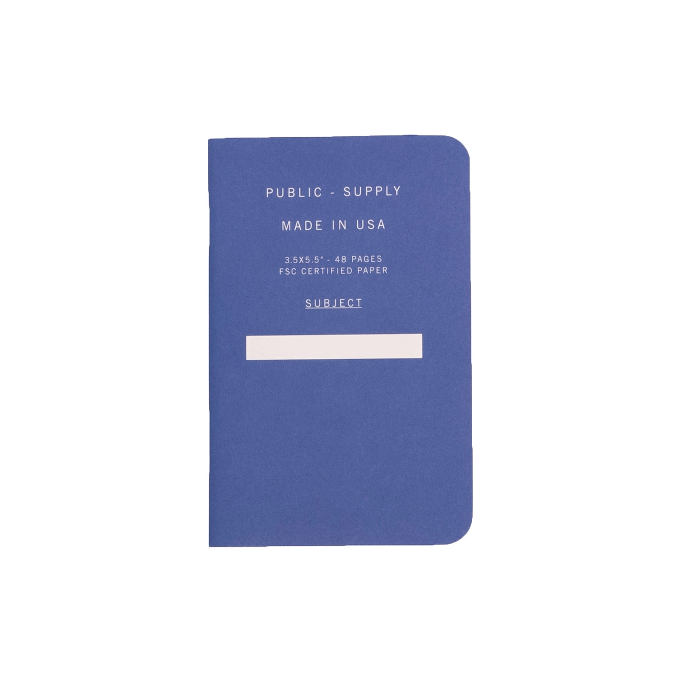 Soft Cover Pocket Notebook - 3.5X5.5"