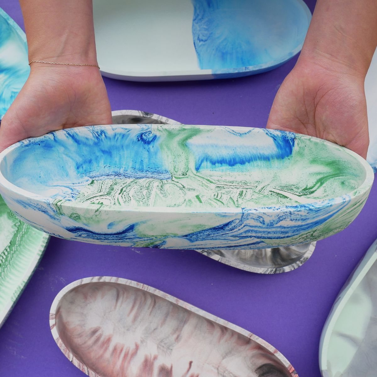 Marbled Bowl Craft Kit