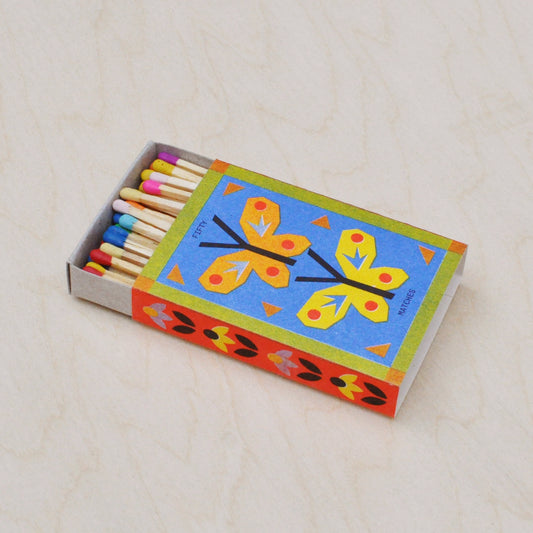 "Butterfly" Risograph Printed Matchbox