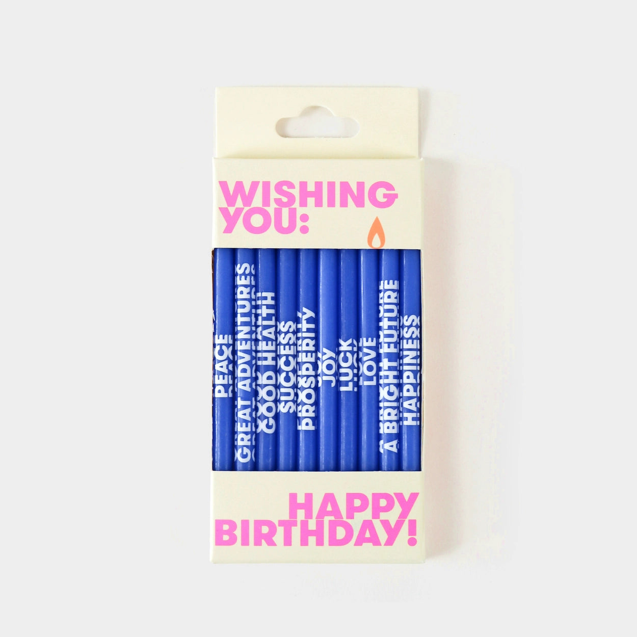 Wishing You: Birthday Candles - Blue