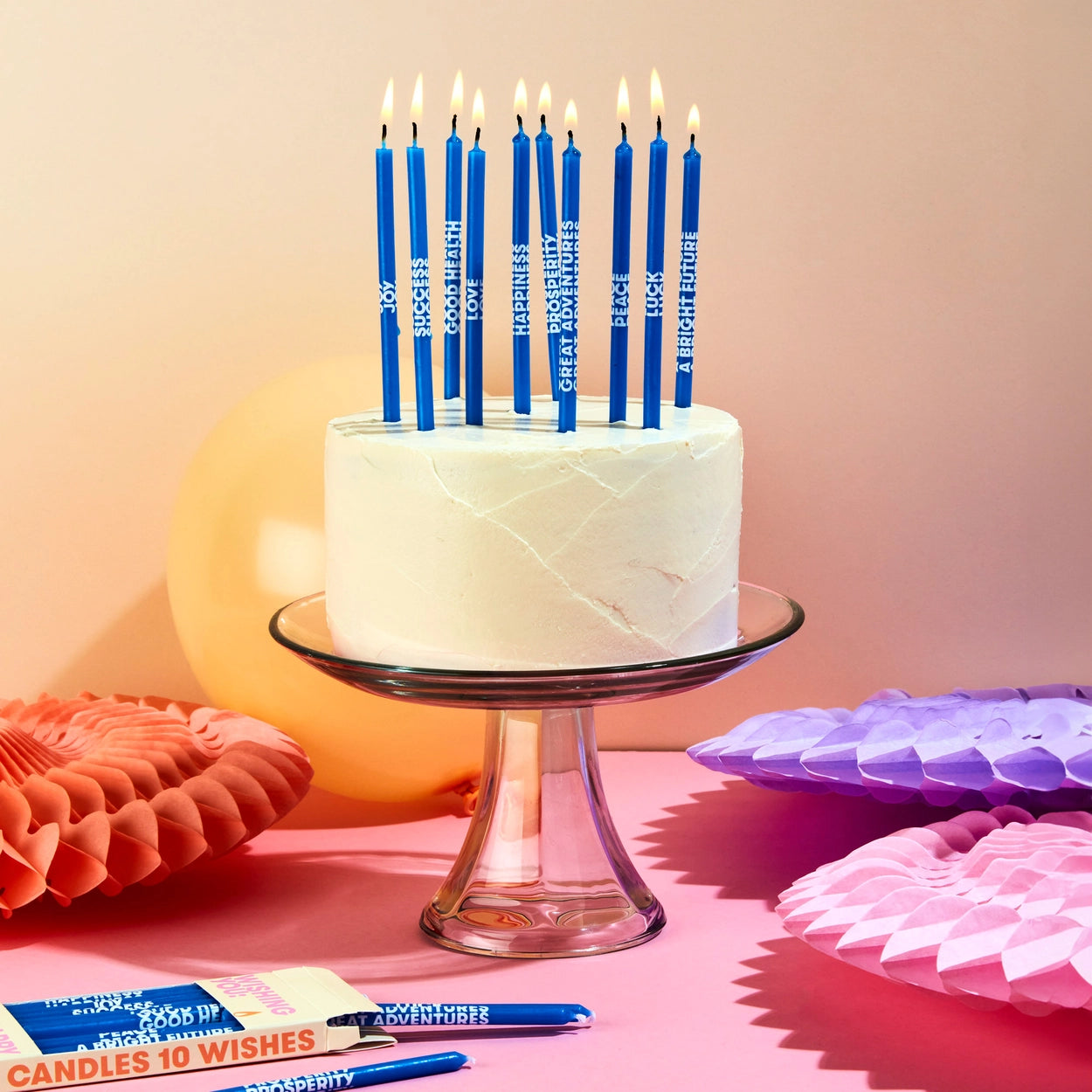 Wishing You: Birthday Candles - Blue